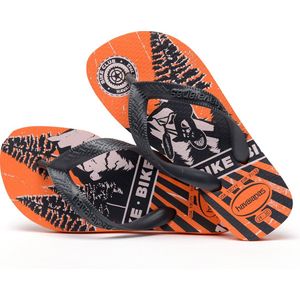 Havaianas Athletic Unisex Slippers - Oranje/Zwart/Wit - Maat 29/30
