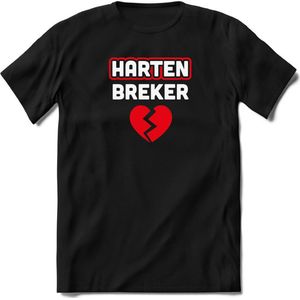 Harten Breker + Hart - Valentijnsdag T-Shirt Heren / Dames - Perfect Valentijn Cadeau Mannen / Vrouwen - Grappige Liefdes en Exen Spreuken, Zinnen en Teksten.