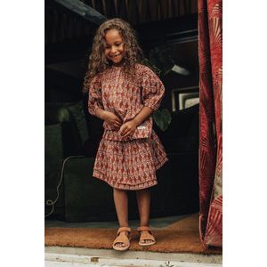 Katherine blouse Vintage rood | Baje 74-80