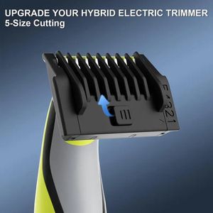 5-in-1 Verstelbare Trimmer Kam – Compatibel met Philips QP2520, QP2530, QP2630, QP2510 en meer – Baardkam met 5 Lengte-instellingen (1-5 mm) – Inclusief Reinigingsborstel