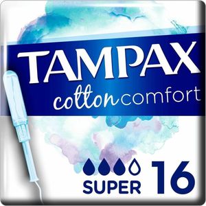 Tampax Cotton Comfort Super - 16 stuks