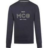 McGregor - Sweater Logo Navy - Heren - Maat XL - Regular-fit