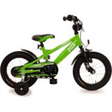 Little Dax Timmy 14 inch groen/zwarte kinderfiets