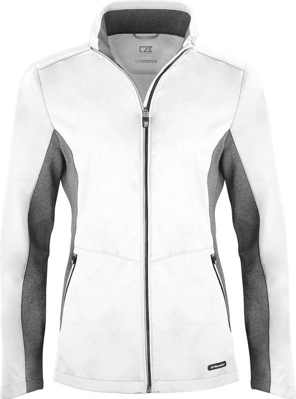 Cutter & Buck Navigate Softshell Jacket Dames Wit maat S