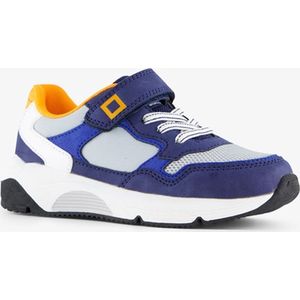 Blue Box jongens sneakers blauw/oranje - Maat 35 - Uitneembare zool