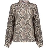 Geisha - 53644-20 - Blouse - Slangenprint - Black/Sand