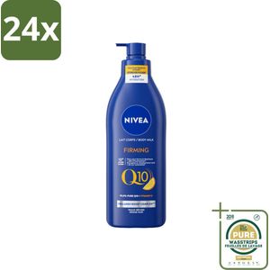 Nivea - Q10 - Verstevigende Bodylotion met Pomp - Vitamine C - 48 uur Hydratatie - Voor Droge Huid - 400 ml - Voordeelverpakking - 24 stuks - Droge huid - Verstevigende bodylotion