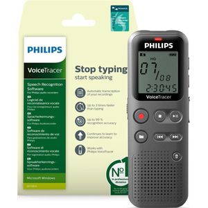 Philips DVT1115 Intern geheugen & flash-kaart Grijs