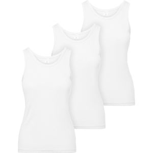 Ladeheid 3 pack Dameshemd Singlet-Onderhemd – Wit – S - LA-LA40-262-US