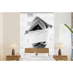Vrouw - Lichaam - Lingerie - Zwart wit