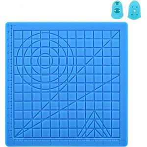 Rainbecom - 3D Pen Tekenmat – knutselen – sjablonen - Blauw