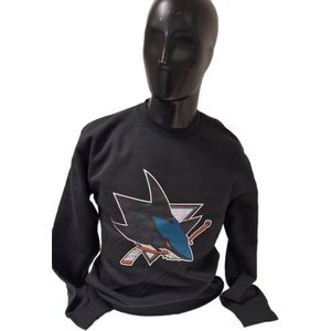 SAN JOSE SHARKS -CREWNECK-BLACK-M