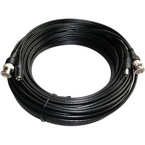 Combicoax kabel met voeding 20 meter voor beveiligingscamera's