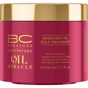 Schwarzkopf Bonacure Oil Miracle Brazilnut Masker 150ml - Haarmasker droog haar - Haarmasker beschadigd haar