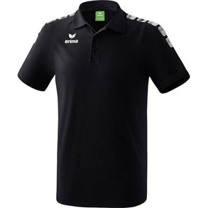 Erima Essential 5-C Polo Zwart-Wit Maat 3XL