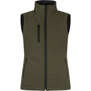 Clique Padded Softshell Vest Women 020959 - Mistgroen - L