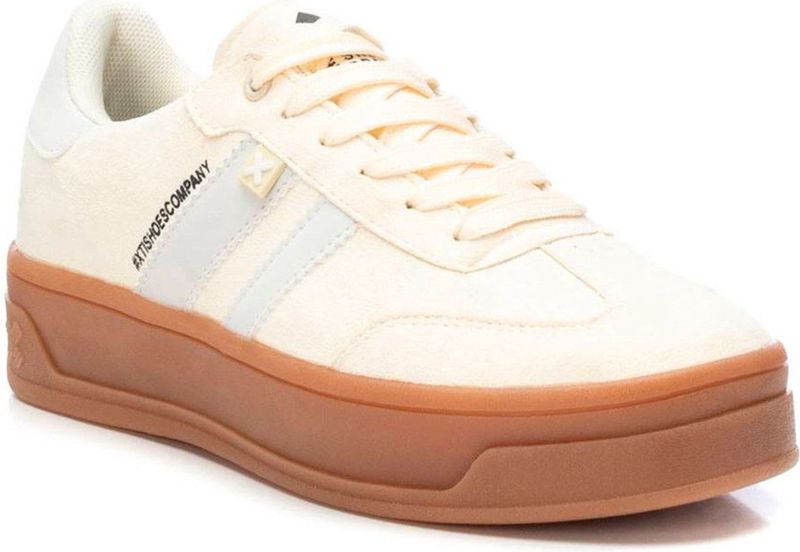Xti - 143644 - Sneakers - Karamel - Suède - Veganistisch