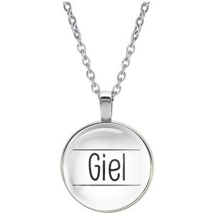 Ketting Glas - Giel