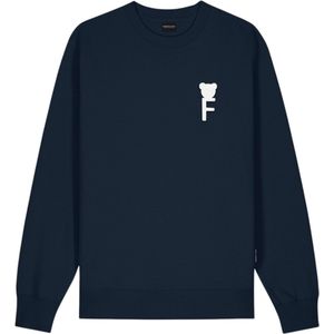 Baron Filou - Pullover Chenille F - Navy Blue - Trui