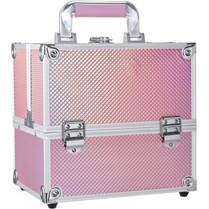 Schmink Koffer - Roze - Beautycase - Cosmetica Koffer - Ideaal Voor Reizen