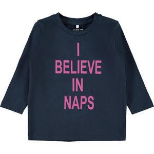 Name it Meisjes T-shirt - Dark Sapp - Maat 62