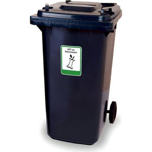 Kliko stickervel - Gft en Etensresten - container sticker - afvalbak stickers - vuilnisbak - CoverArt