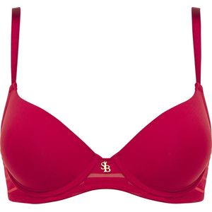 Sapph - Push-up bh voor vrouwen - Met beugel - Multi-way te dragen - Madison - Iconic Basics - Rood - Maat 75c