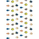 Feestversiering decoraties - Tropisch deurgordijn met vissen thema 200 x 90 cm