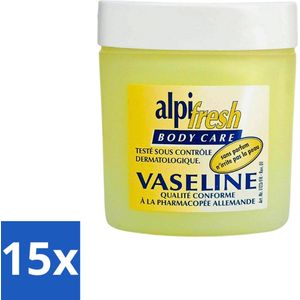 15 x Alpi-Fresh - Handcrème Vaseline - Bescherming & Hydratatie - 250 ml - Ruwe Omstandigheden - Winter - Dermatologisch Getest