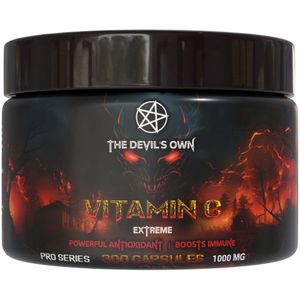 The Devil's Own | Vitamine C 1000mg | 300 capsule | Vitamines | Gezondheid | Volwassenen | Nutriworld