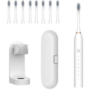Vitdipy - Elektrische Tandenborstel - Sonische Elektrische Tandenborstel - Wittere tanden - Reisetui - Geschikt voor volwassenen - Gevoelige tanden - Wit