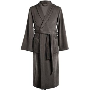 Tiseco - Kamerjas ELENA - ochtondjas - baby fleece - unisex - S/M, grijs