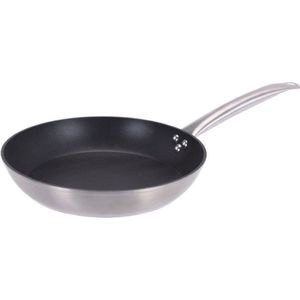 Oneiro’s Luxe Koekenpan - aluminium –  Ø28cm x H5,5cm- 1,9L – koken – tafelen – keuken – koekenpan – inductie – gas – potten – pannen