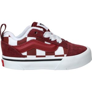 Vans Knu Skool elastic lace Sneakers - Jongens - Rood - Maat:23½