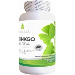 VitaTabs Voedingssupplementen Ginkgo Biloba 60 mg Extract