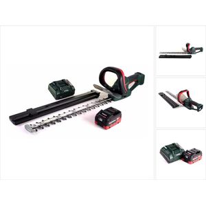 Metabo AHS 18-55 V accu heggenschaar 18V 53cm + 1x accu 8,0Ah + lader
