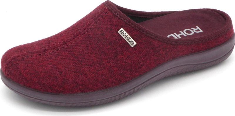 Rohde - 6545 - Dames Pantoffel Muil - Wijnrood