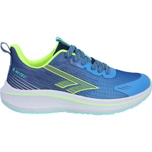 Hi-Tec - Santorini - Sneakers - Estate Blue - Gebreid Mesh - Dempende Zool