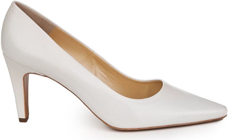 Peter Kaiser - Tosca - Dameshakken - Wit - Natuurlijk Leer - Hoge Hakschoenen