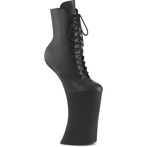 Pleaser - FORBIDDEN-1020 Plateau Laarzen, Paaldans schoenen - US 7 - 37 Shoes - Zwart