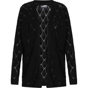 DreiMaster - Comfy Collectie - Vest - Gebreid - Met Open Voorkant - Lange Mouwen