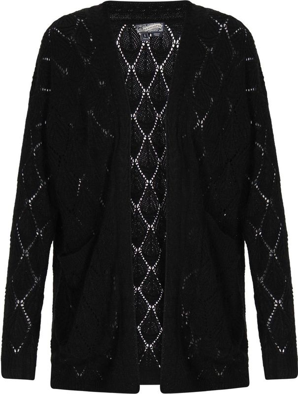 DreiMaster - Comfy Collectie - Vest - Gebreid - Met Open Voorkant - Lange Mouwen