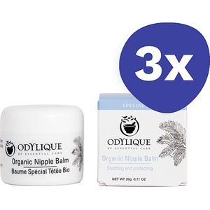 Odylique Organic Nipple Balm (tepel) (3x 20g)
