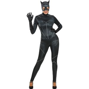 FUNIDELIA Klassiek Catwoman kostuum voor vrouwen - Maat: L - Zwart