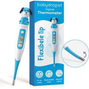 Babydrogist - Digitale Baby Thermometer - Flexibele Tip - Hond - Snelle Meting