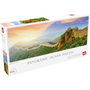 Panorama Puzzel - Grote Muur, China - 504 stukjes - 660 x 237 mm