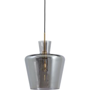 Light & Living Hanglamp Myles - Smoke Glas - 25x25x31cm - Modern - Hanglampen Eetkamer, Slaapkamer, Woonkamer