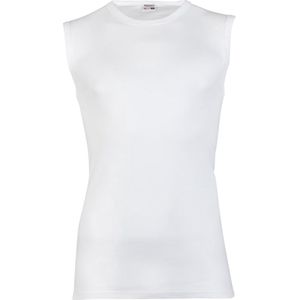Beeren Mouwloos shirt met ronde hals - wit - 100 % katoen - 3 pack - Maat XXL