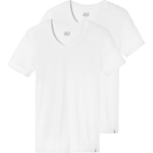 Schiesser Heren onder t-shirts 2 pack Long Lift Soft