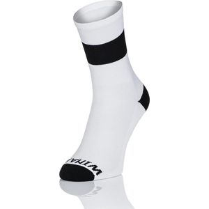 Winaar Fietssokken Zomer Unisex Wit Zwart - BW - 36-38